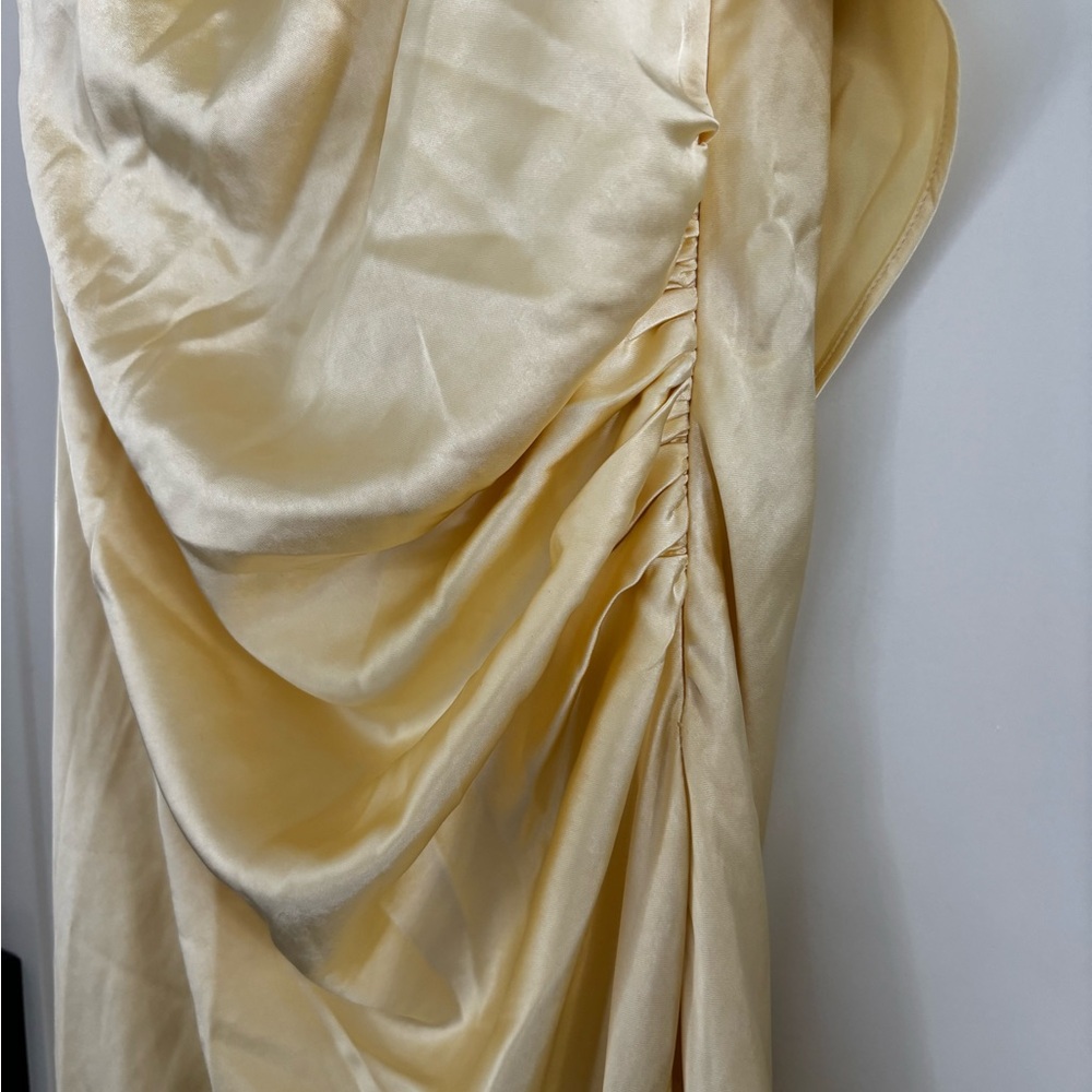 Misha Constantina Dress | M | NWT | Soft Gold - Picture 9 of 11